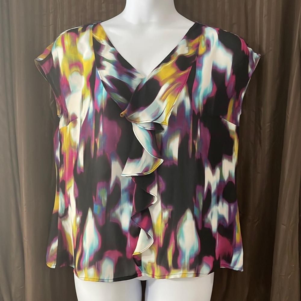 Worthington like new casual blouse, petite XL